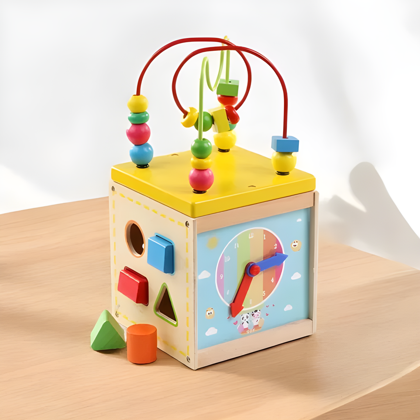 Cubo Didáctico 5 en 1 - Madera