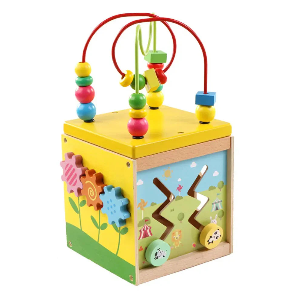 Cubo Didáctico 5 en 1 - Madera