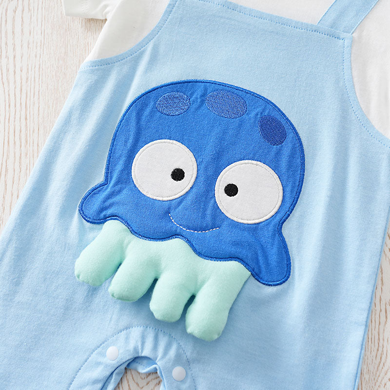 Enterito Jardinera Medusa m/corta