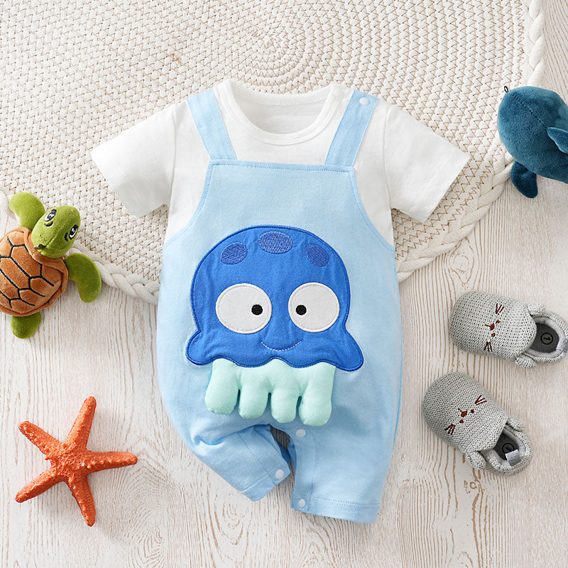 Enterito Jardinera Medusa m/corta