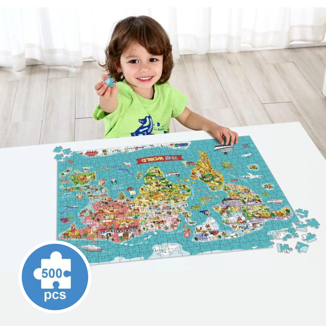 Puzzle Mapamundi 500 piezas