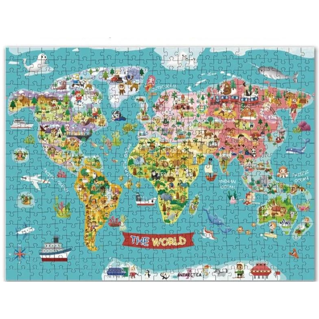 Puzzle Mapamundi 500 piezas