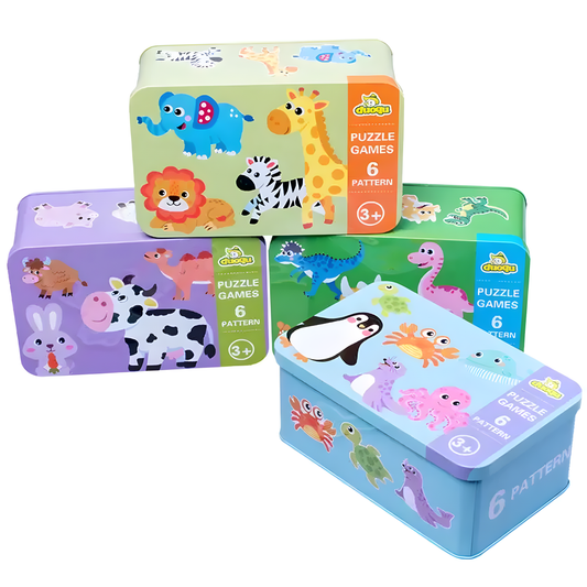 Set 3 Puzzles de Animales