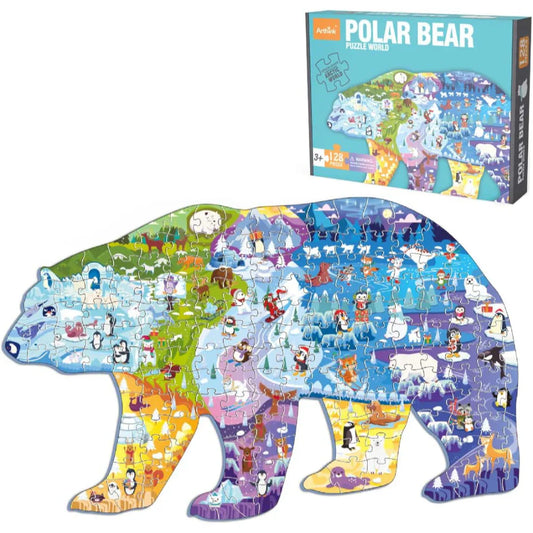 Puzzle Oso Polar 128 piezas