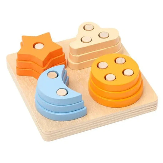 Juguete 12 piezas Apilables de Madera