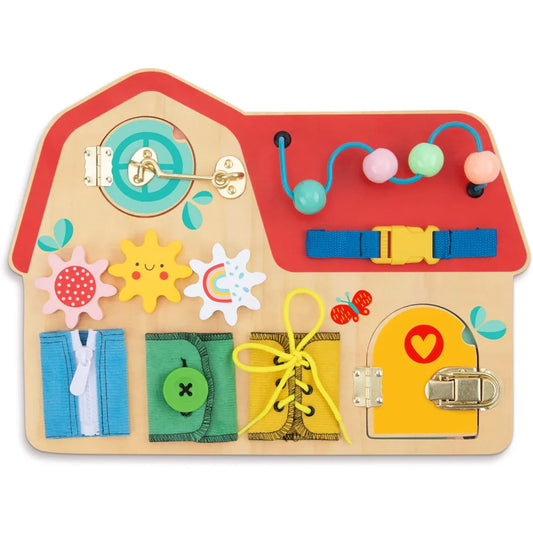 Tablero Actividades 8 en 1 - Madera