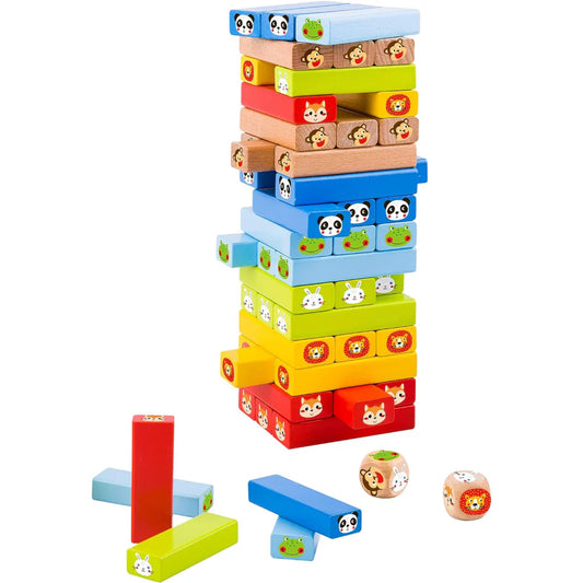 Jenga Animales de Madera